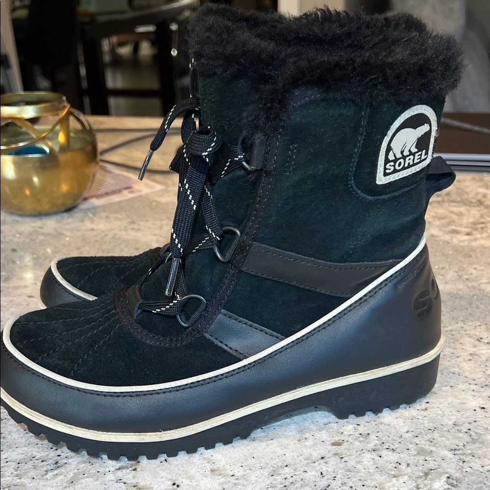 Sorel Sorel Black Tivoli III Black Winter & Rain Boots Size 7.5 - Picture 7 of 8